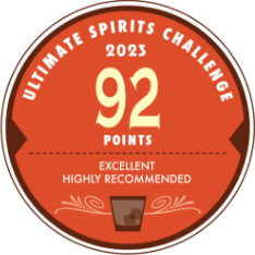 Ultimate Spirits Challenge 2023 92 points badge for Santo Tequila.