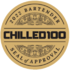 Gold Chilled 100 Seal of Approval for Santo Tequila.